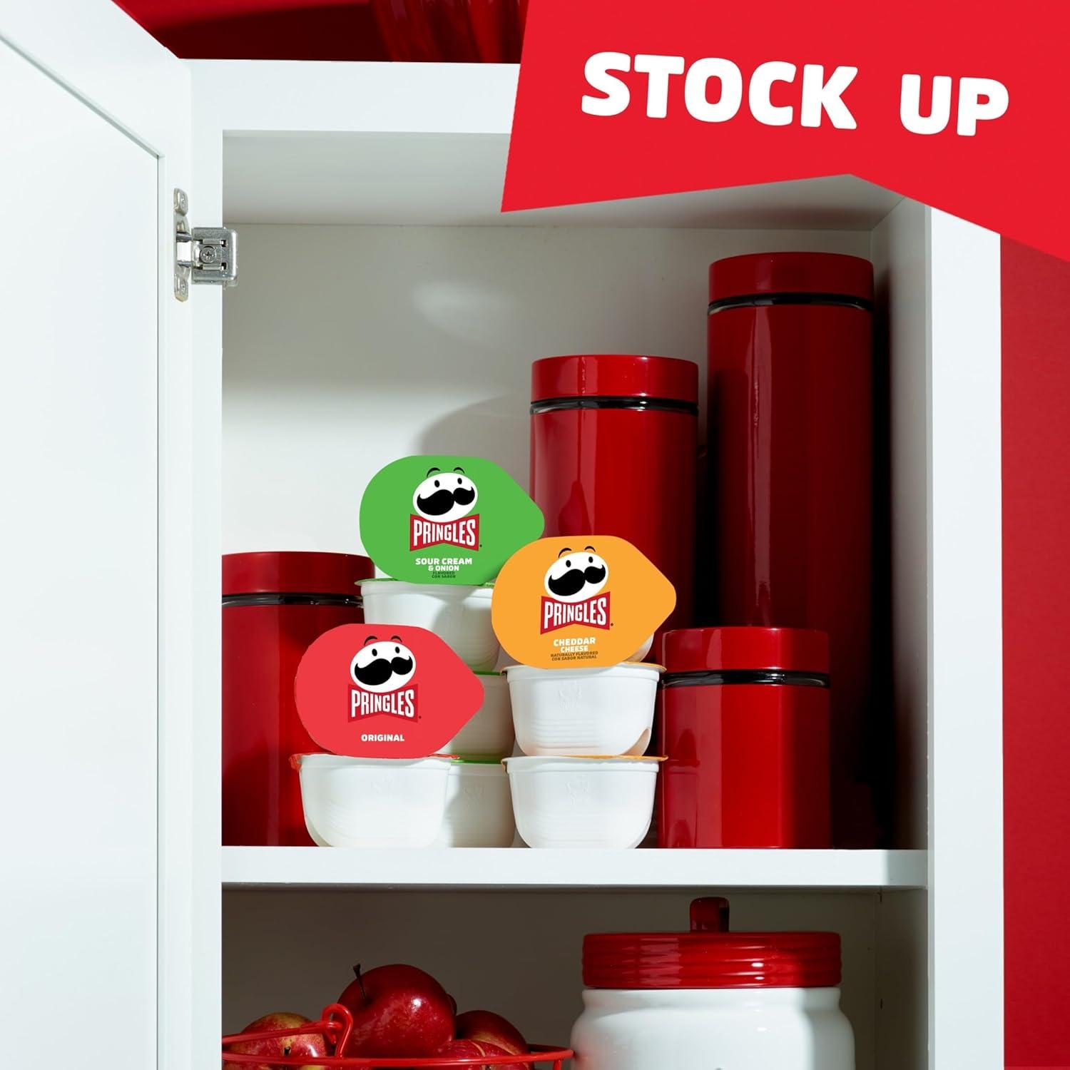 image:imagePringles Potato Crisps Chips Lunch Snacks Snack Cups Variety Pack 129oz Box 18 CupsVariety