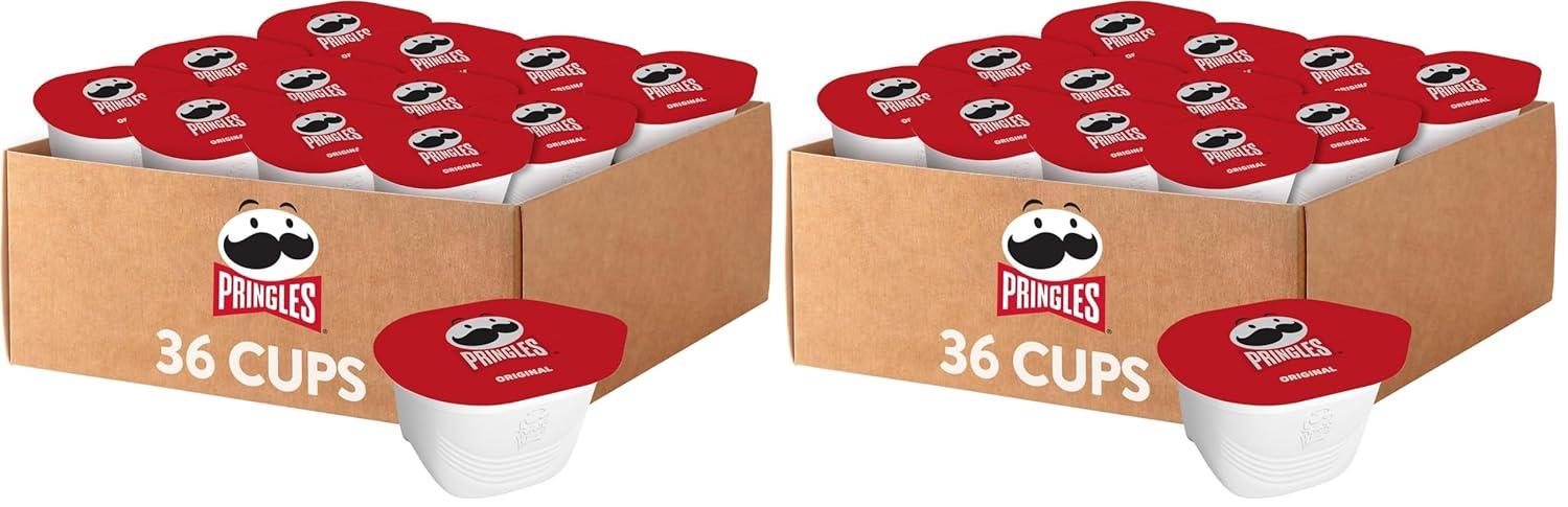 image:imagePringles Potato Crisps Chips Snack Stacks Lunch Snacks Variety Pack 36 CupsOriginal