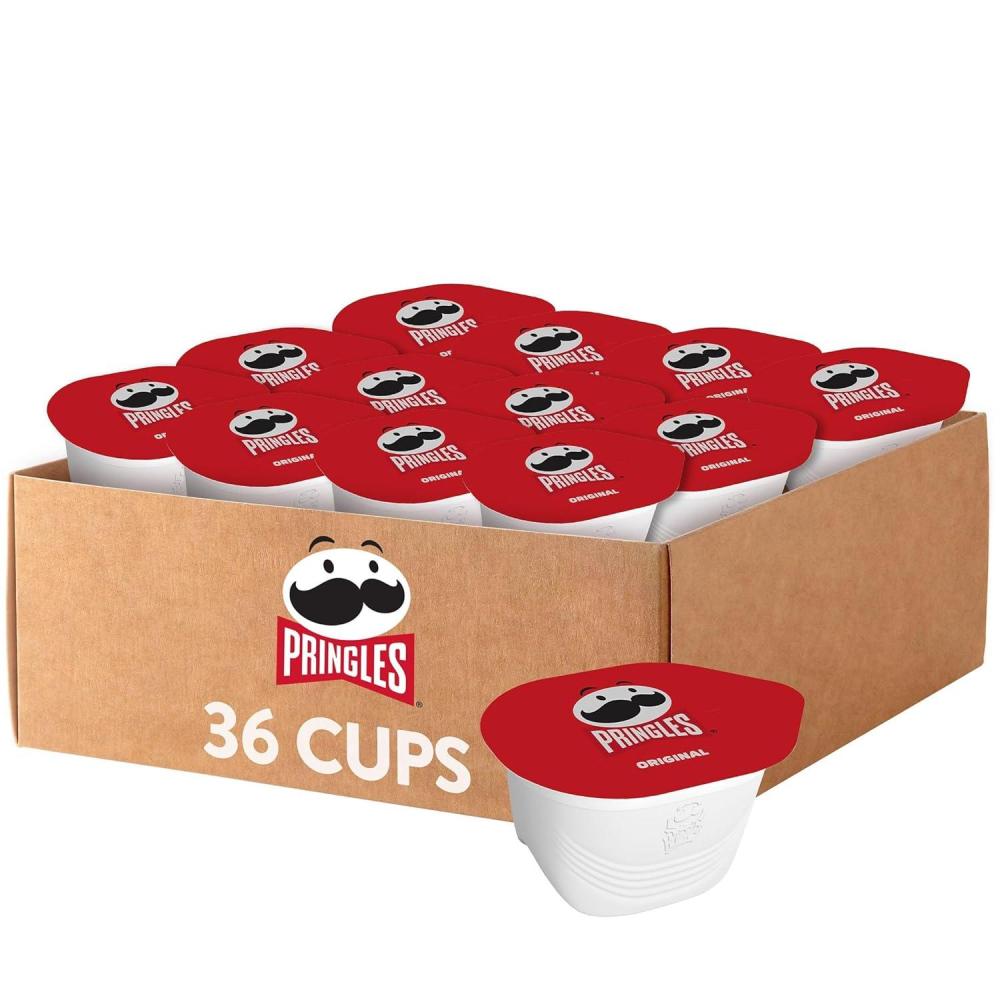 image:imagePringles Potato Crisps Chips Snack Stacks Lunch Snacks Variety Pack 36 CupsOriginal