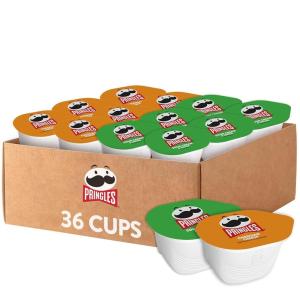 Pringles Potato Crisps Chips, Snack Stacks, Lunch Snacks, Variety Pack (36 Cups)(2-Flavor Variety)