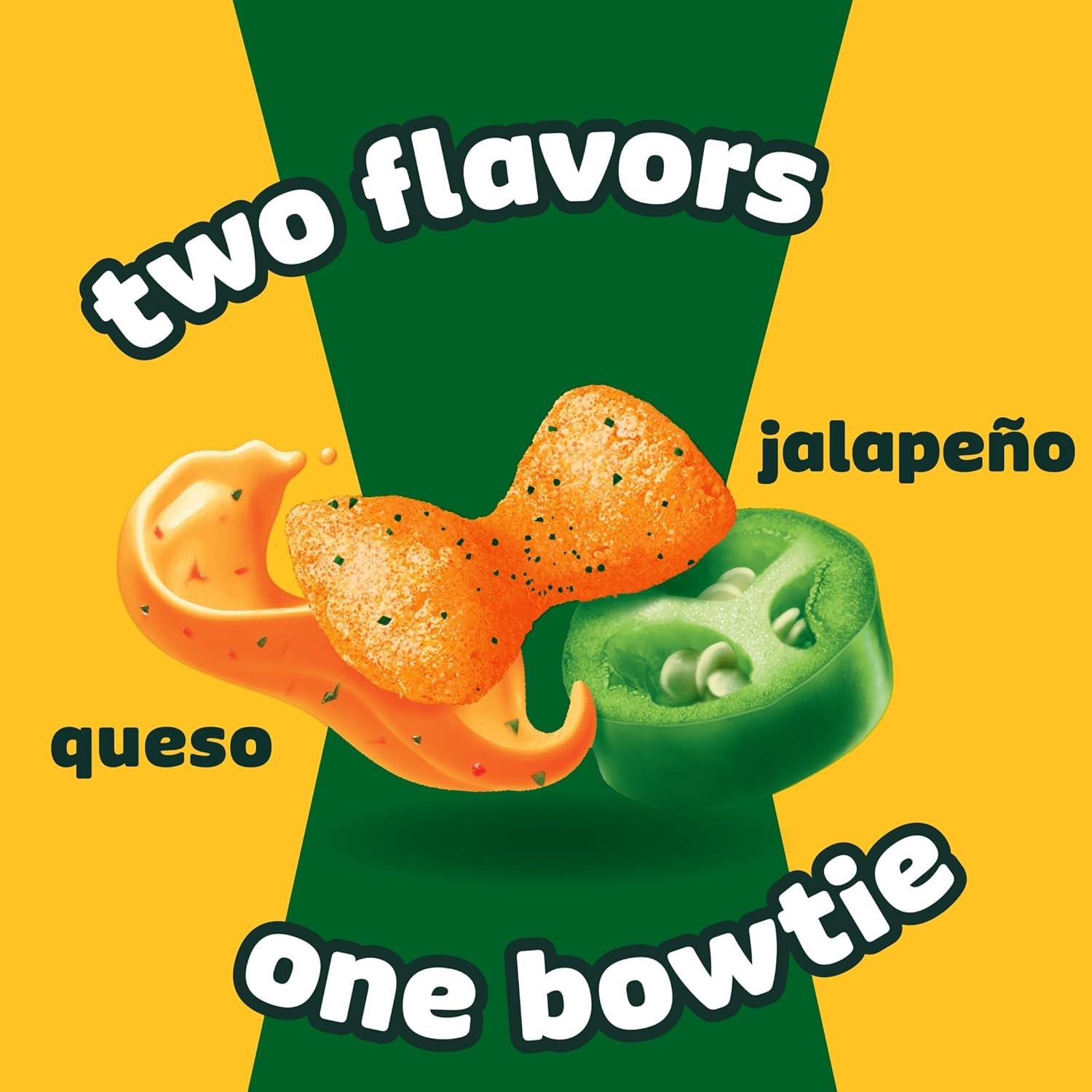 image:imagePringles Mingles Puffed Snacks Variety Pack Cheese Puffs Salty Snacks 3 BagsJalapeno Queso