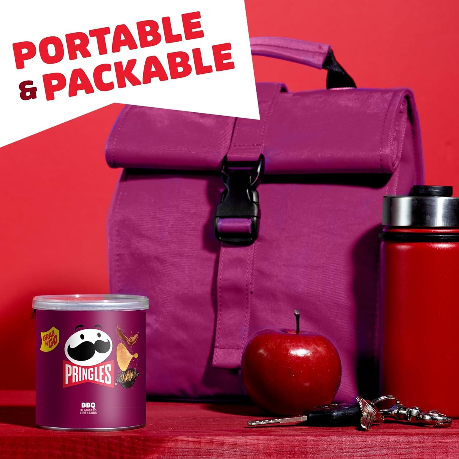 image:imagePringles Potato Crisps Chips Lunch Snacks Office and Kids Snacks Grab N Go Sour Cream and Onion 12 CansBarbecue