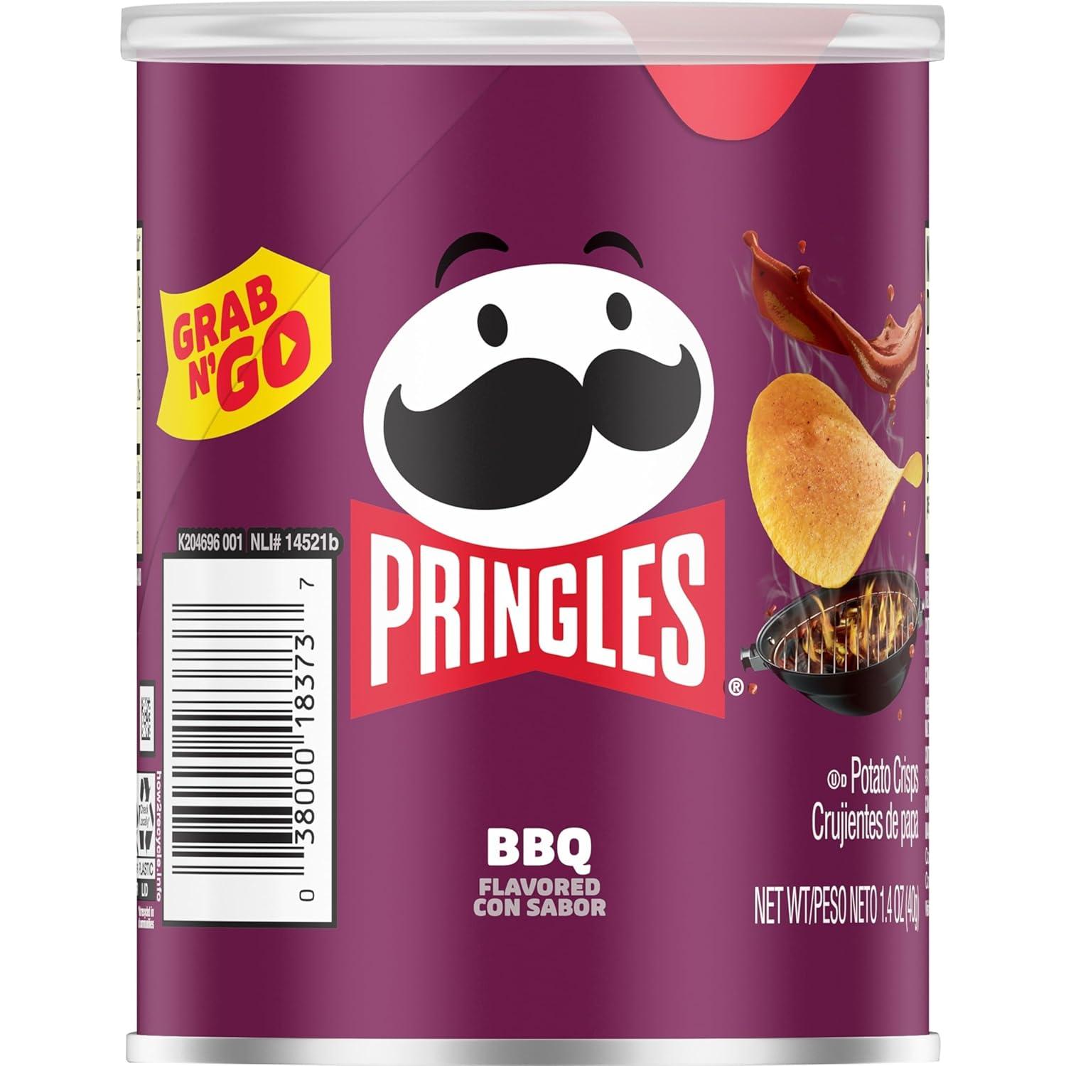 image:imagePringles Potato Crisps Chips Lunch Snacks Office and Kids Snacks Grab N Go Sour Cream and Onion 12 CansBarbecue