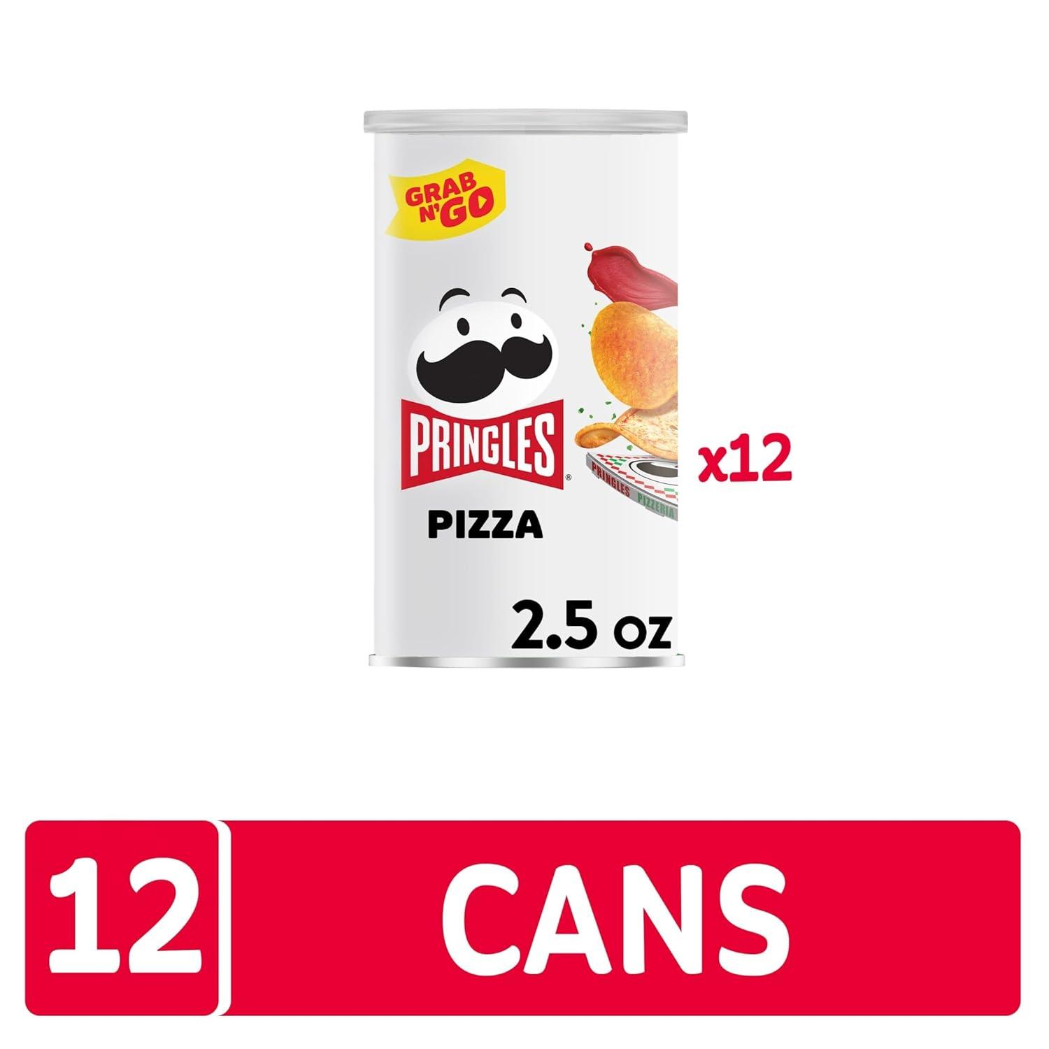 image:imagePringles Potato Crisps Chips Lunch Snacks OnTheGo Snacks Grab n Go Salt and Vinegar 12 CansPizza