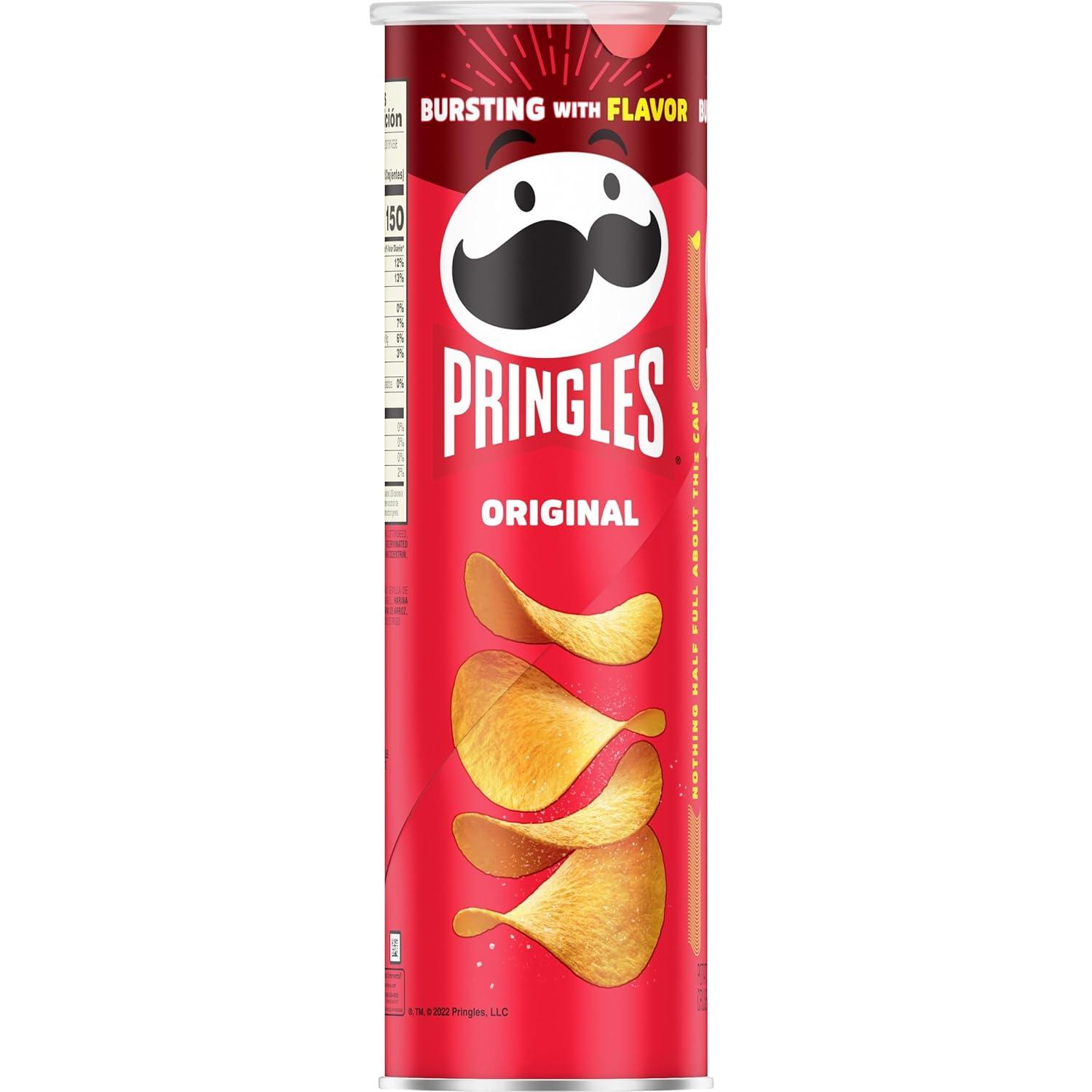 image:imagePringles Potato Crisps Chips Lunch Snacks OnTheGo Snacks Original 52oz Can 1 Can