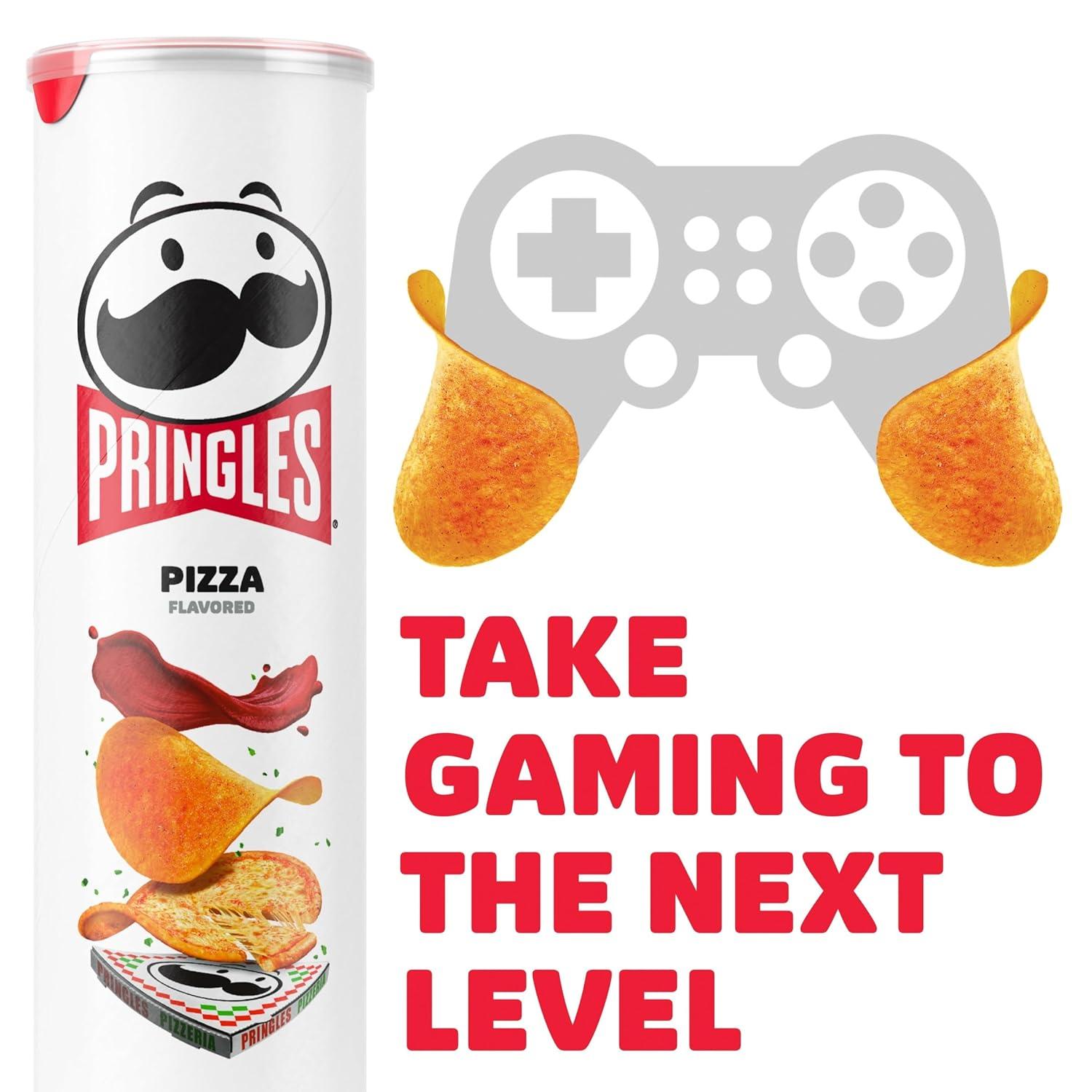 image:imagePringles Potato Crisps Chips Lunch Snacks OnTheGo Snacks Pizza 55oz Can 1 Can55 Ounce Pack of 1
