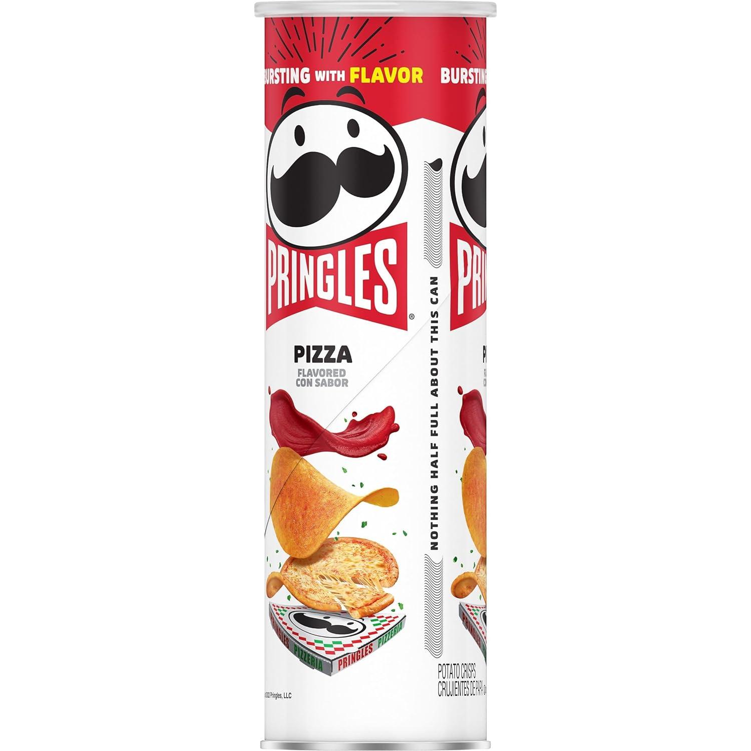 image:imagePringles Potato Crisps Chips Lunch Snacks OnTheGo Snacks Pizza 55oz Can 1 Can55 Ounce Pack of 1