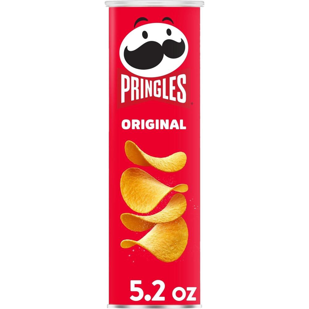 image:imagePringles Potato Crisps Chips Lunch Snacks OnTheGo Snacks Original 52oz Can 1 Can