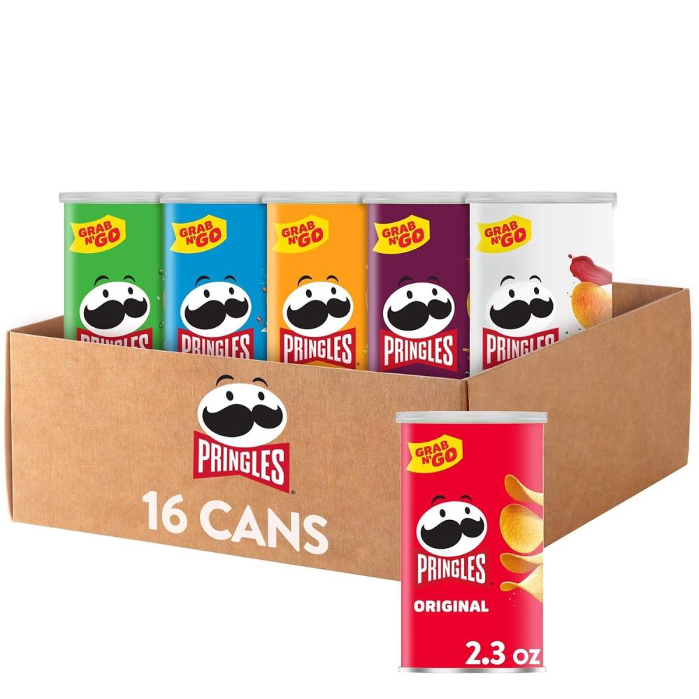 image:imagePringles Potato Crisps Chips Lunch Snacks Variety Pack 16 Cans