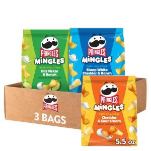 Pringles Mingles Puffed Snacks, Variety Pack, Cheese Puffs, Salty Snacks (3 Bags)(Variety)